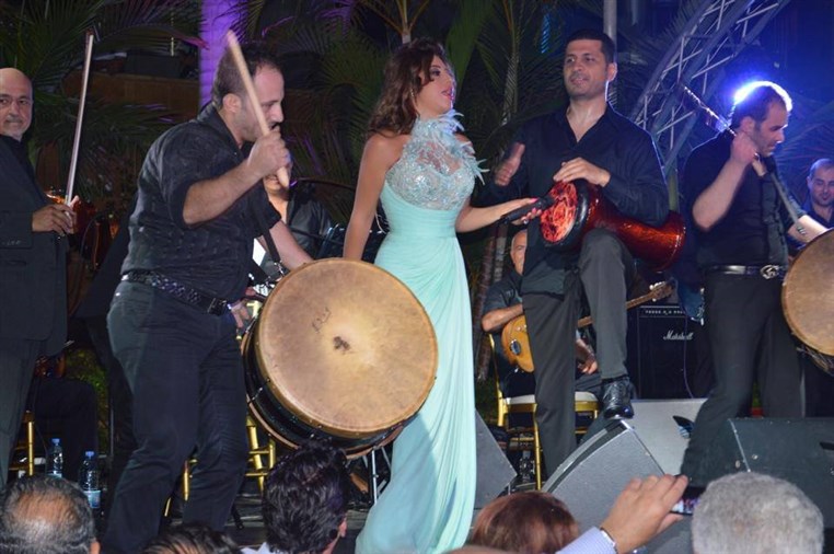 Najwa Karam at Larc Resort 